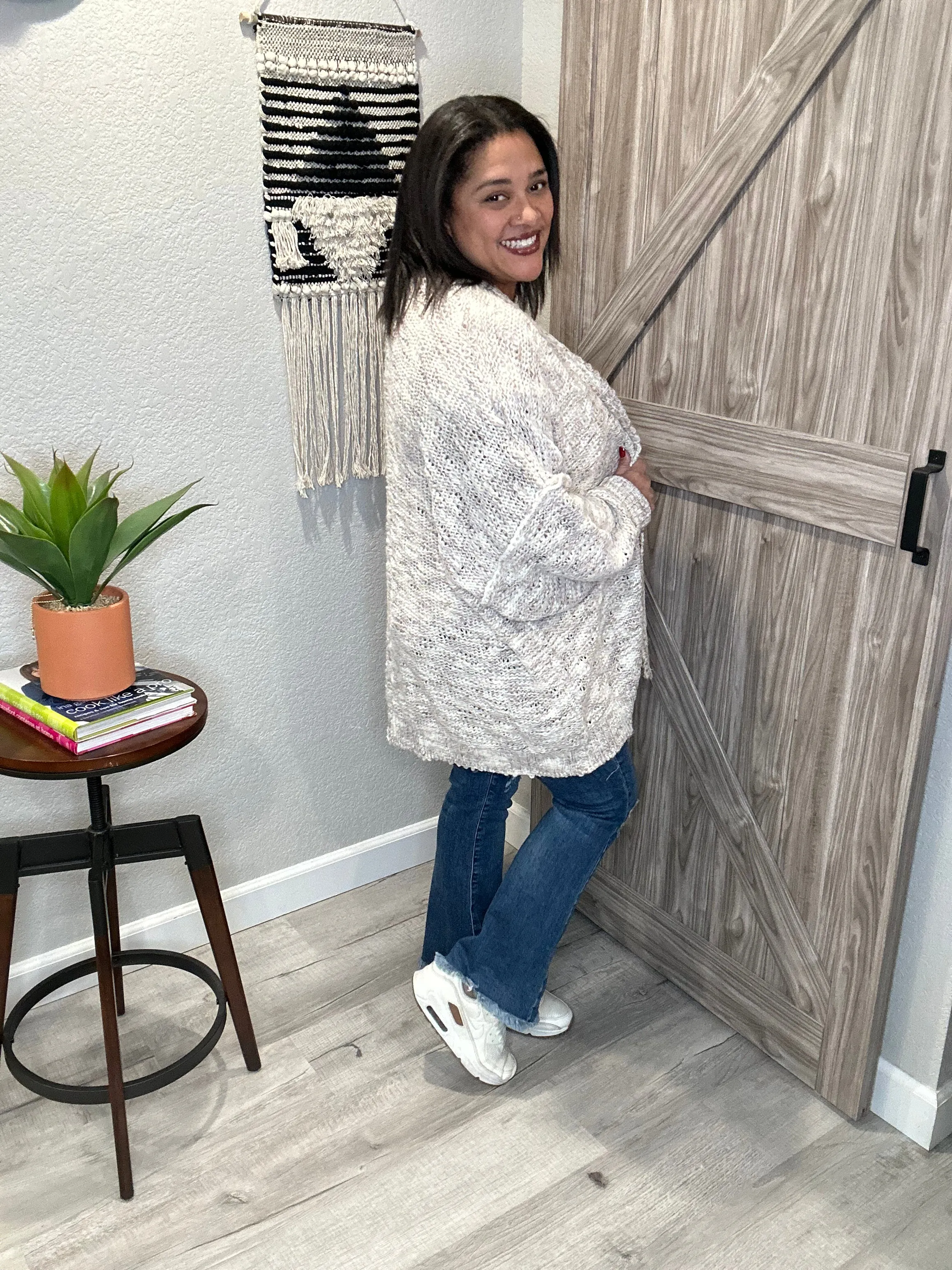 Saltwater Luxe Rise Loose Knit Open Cardigan