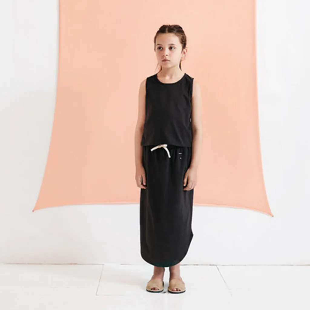 Skirt Moon Long Grey Melange