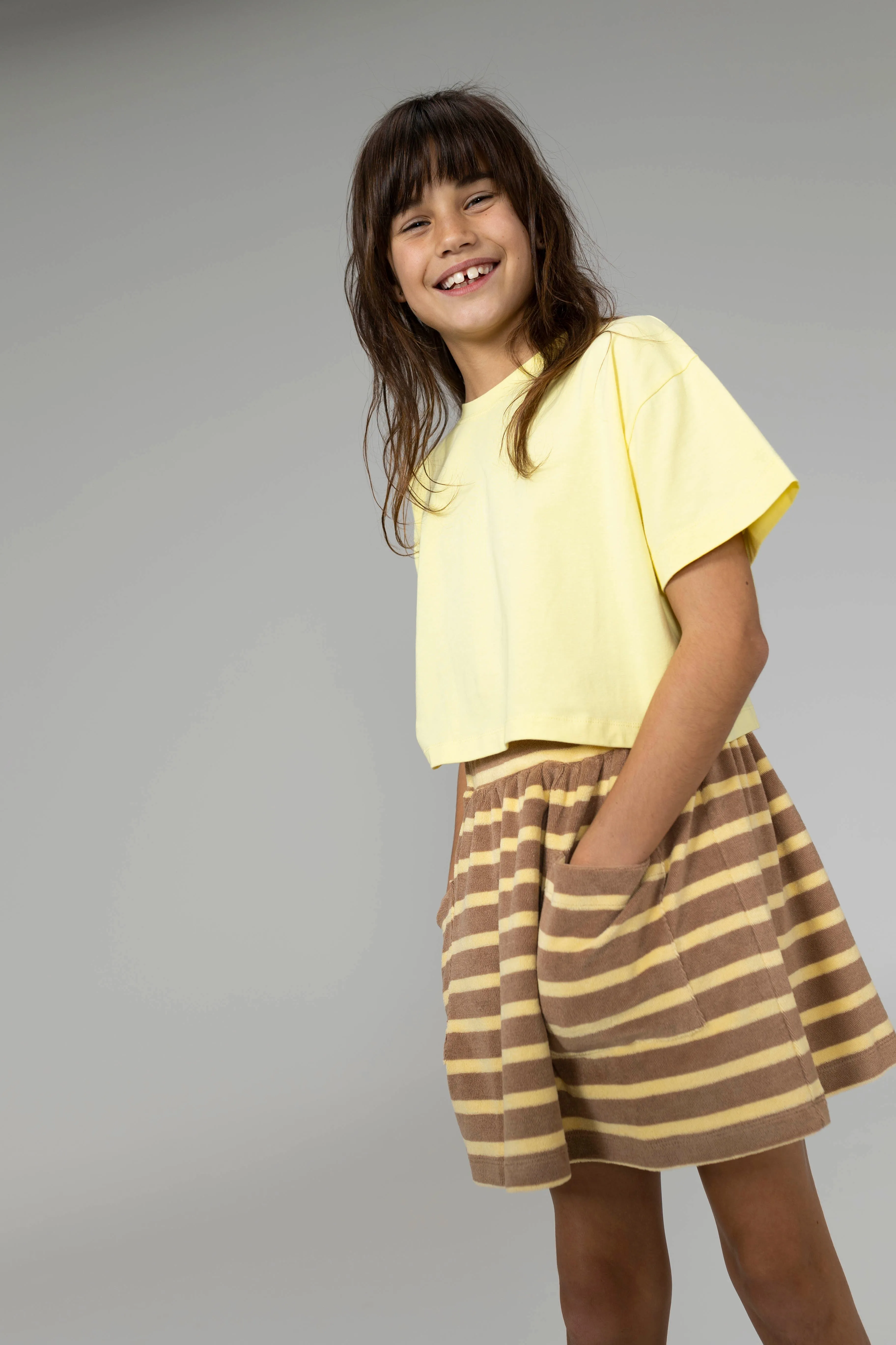 Skirt Mushroom Stripe