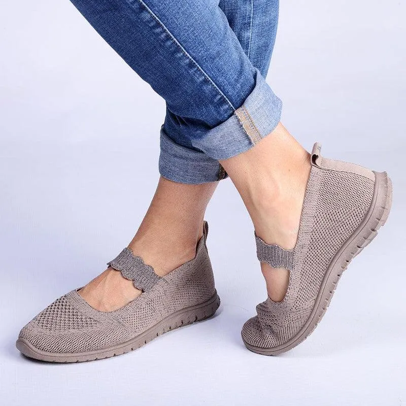 Soft Style by Hush Puppies Nan MJ Lurex Fashion Sneaker - Taupe