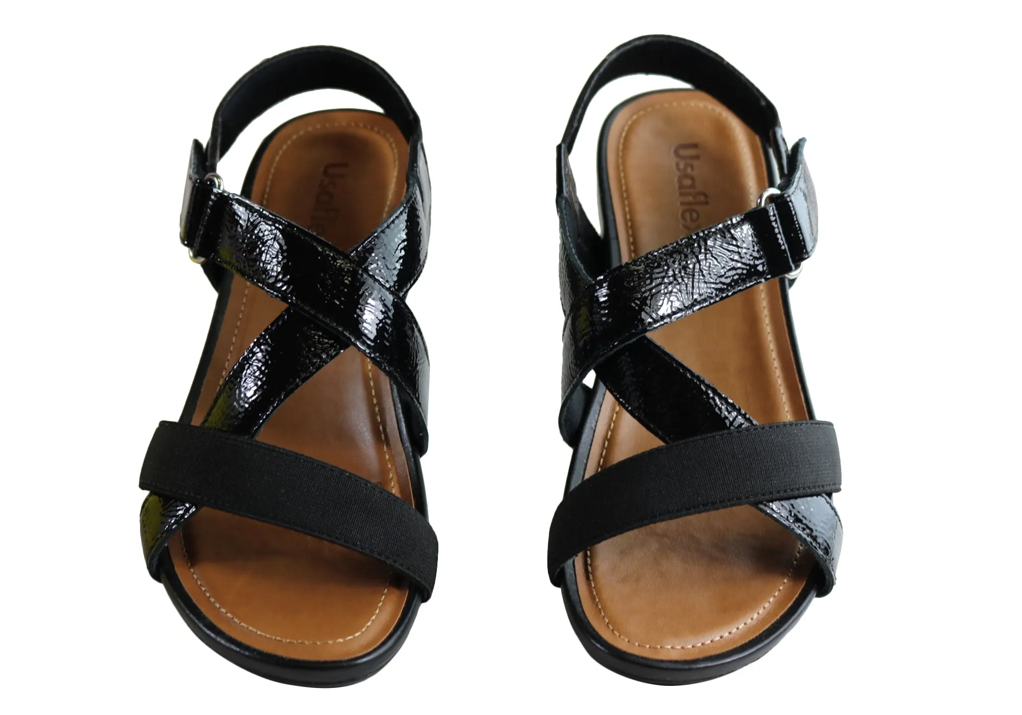 Usaflex Mosely Womens Comfortable Cushioned Sandals Made In Brazil