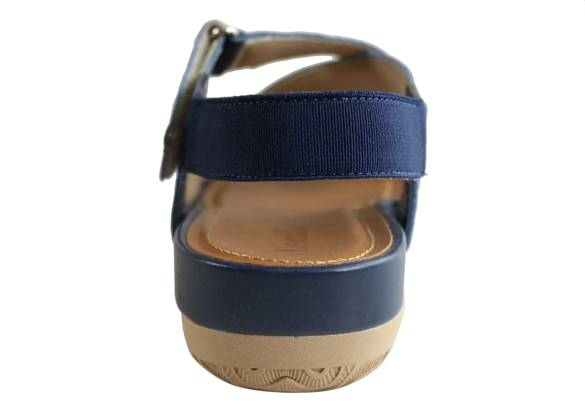 Usaflex Mosely Womens Comfortable Cushioned Sandals Made In Brazil