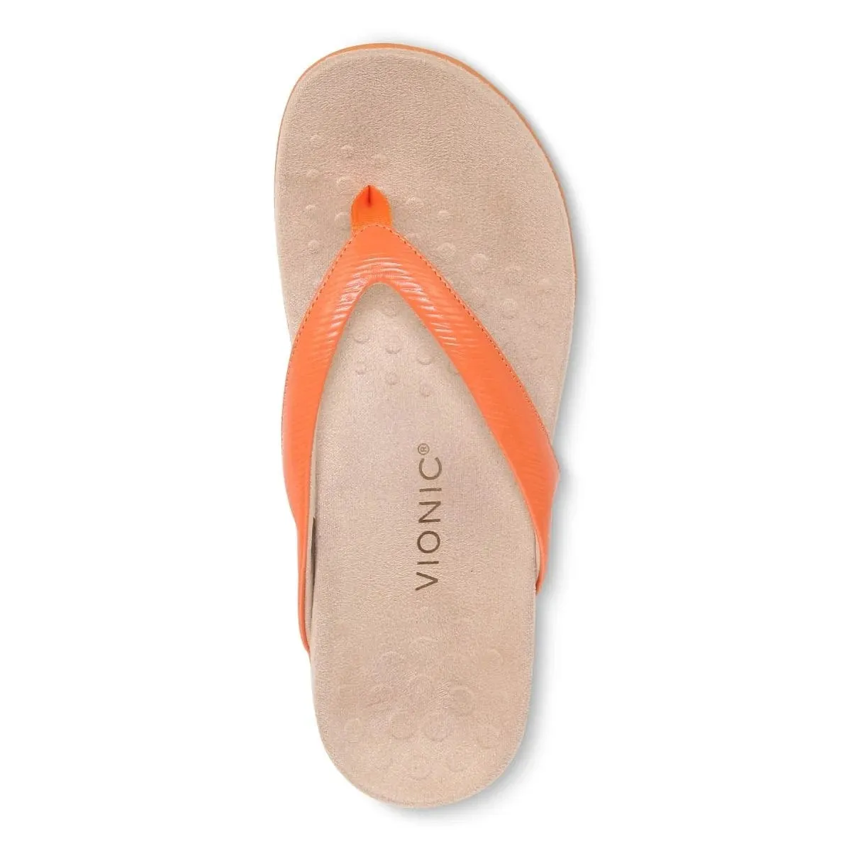 Vionic Women's Dillon II Flip Flops- Marmalade Wavy