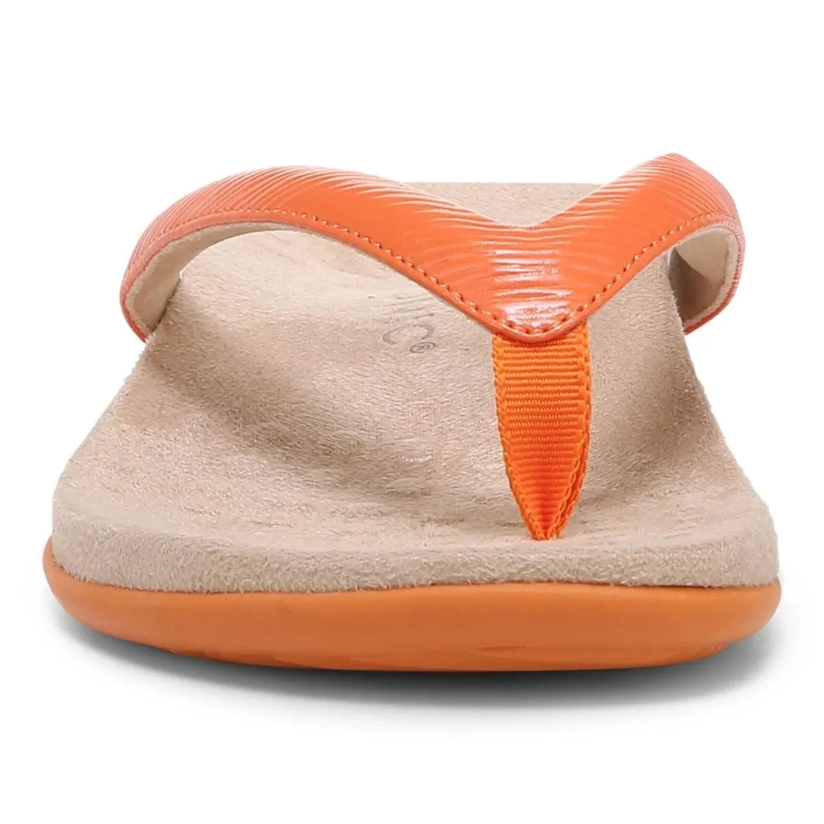 Vionic Women's Dillon II Flip Flops- Marmalade Wavy