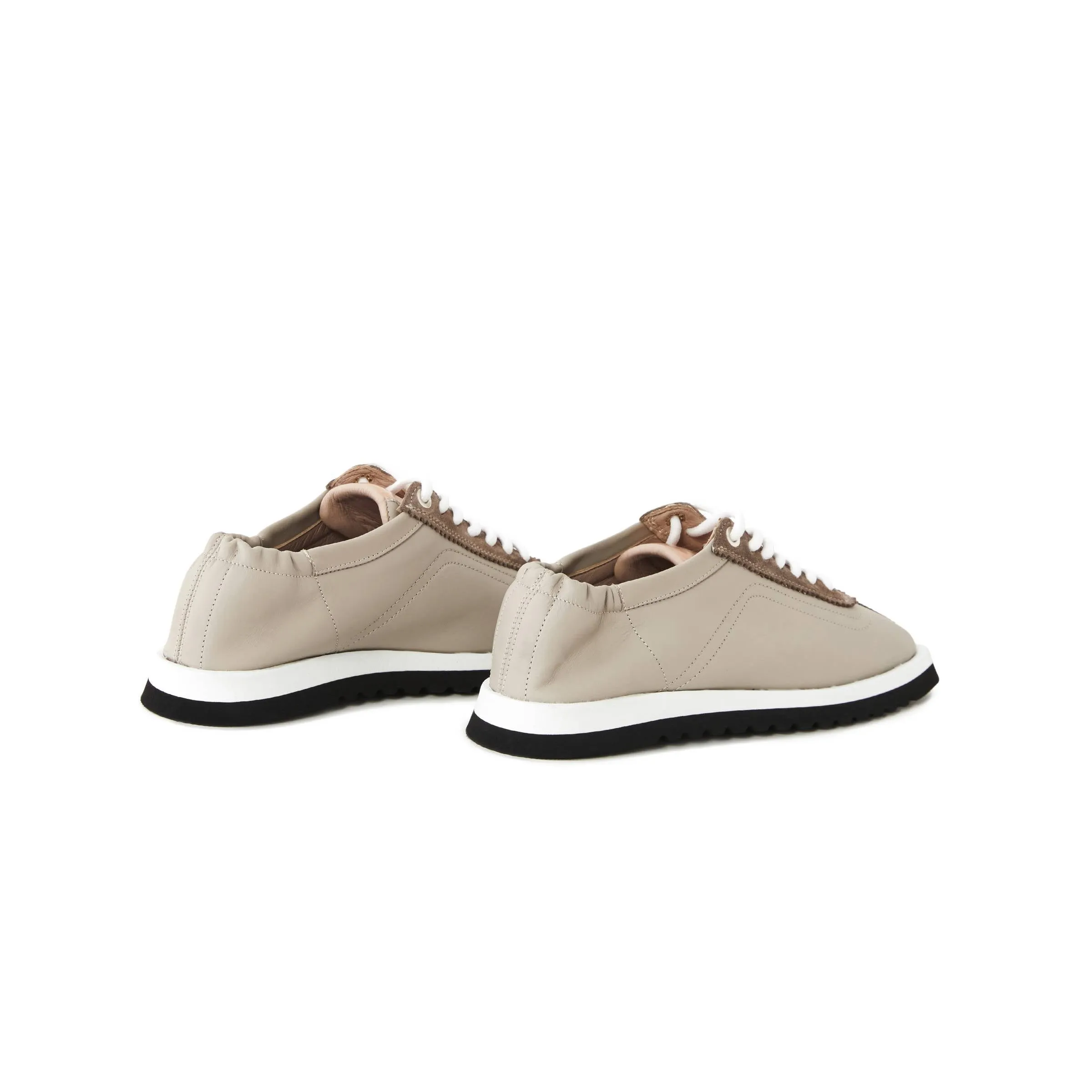 Women's Calf Leather Handmade Sneakers W5002