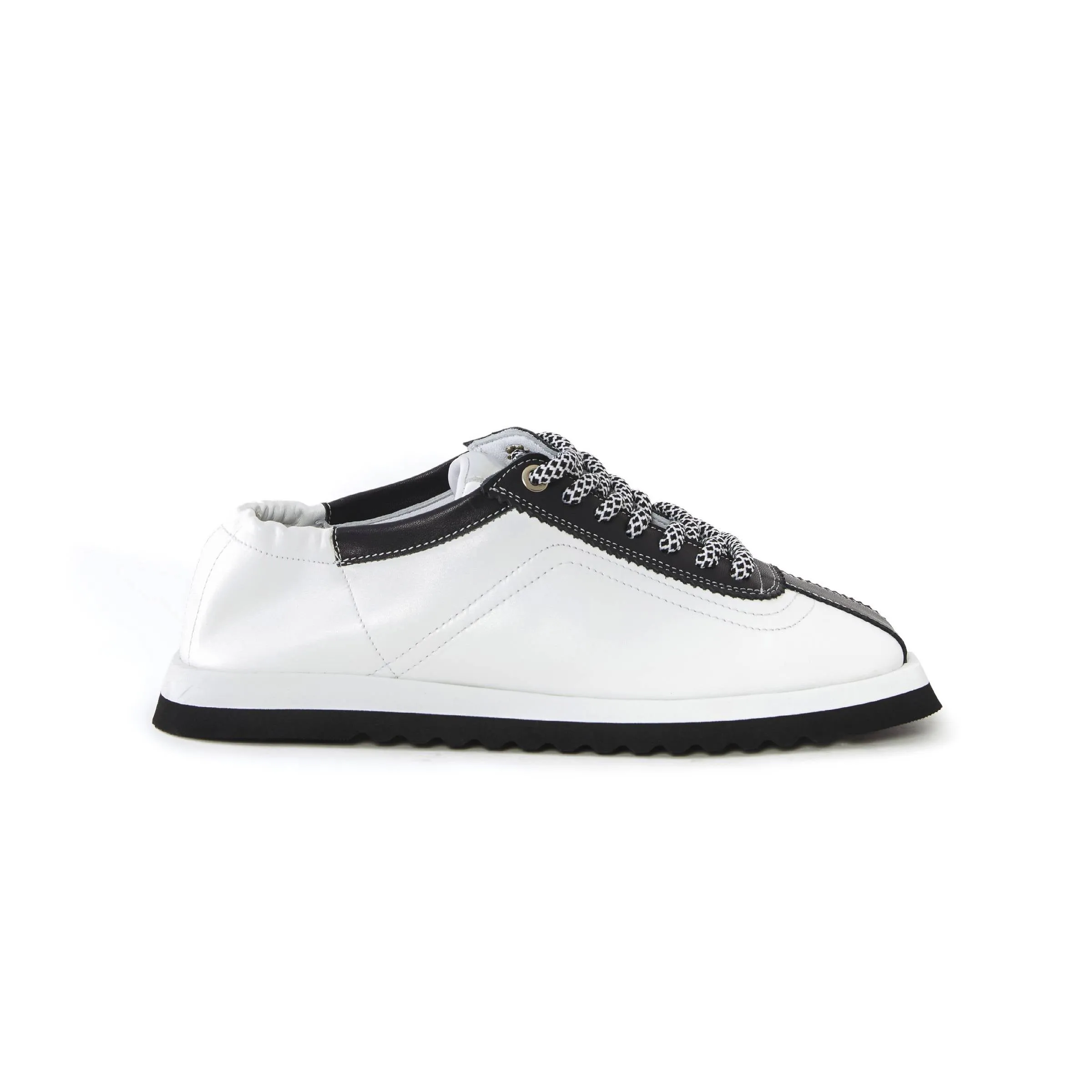 Women's Calf Leather Handmade Sneakers W5002