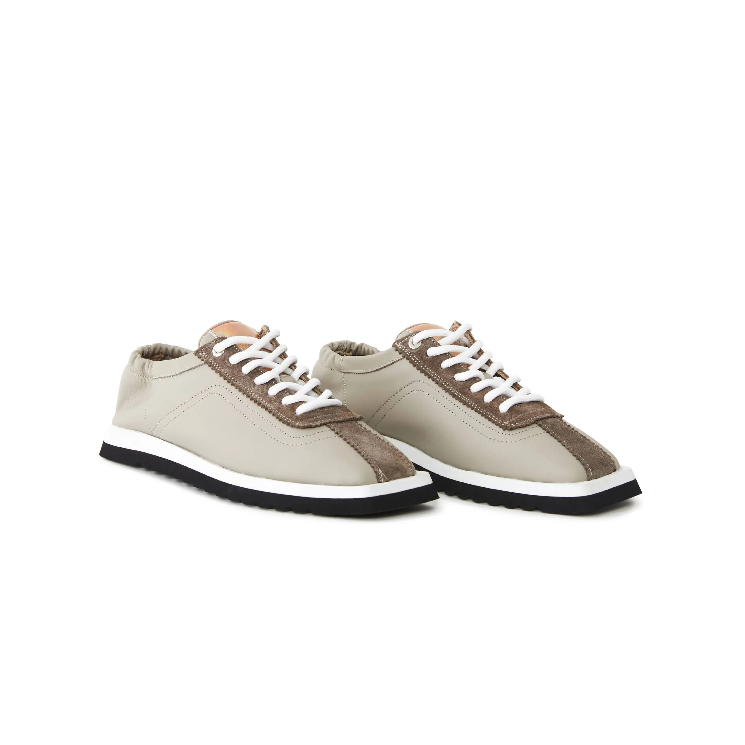 Women's Calf Leather Handmade Sneakers W5002