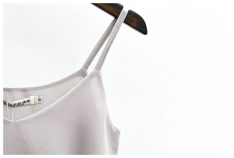 Women's Summer Chiffon Sleeveless Tank Top